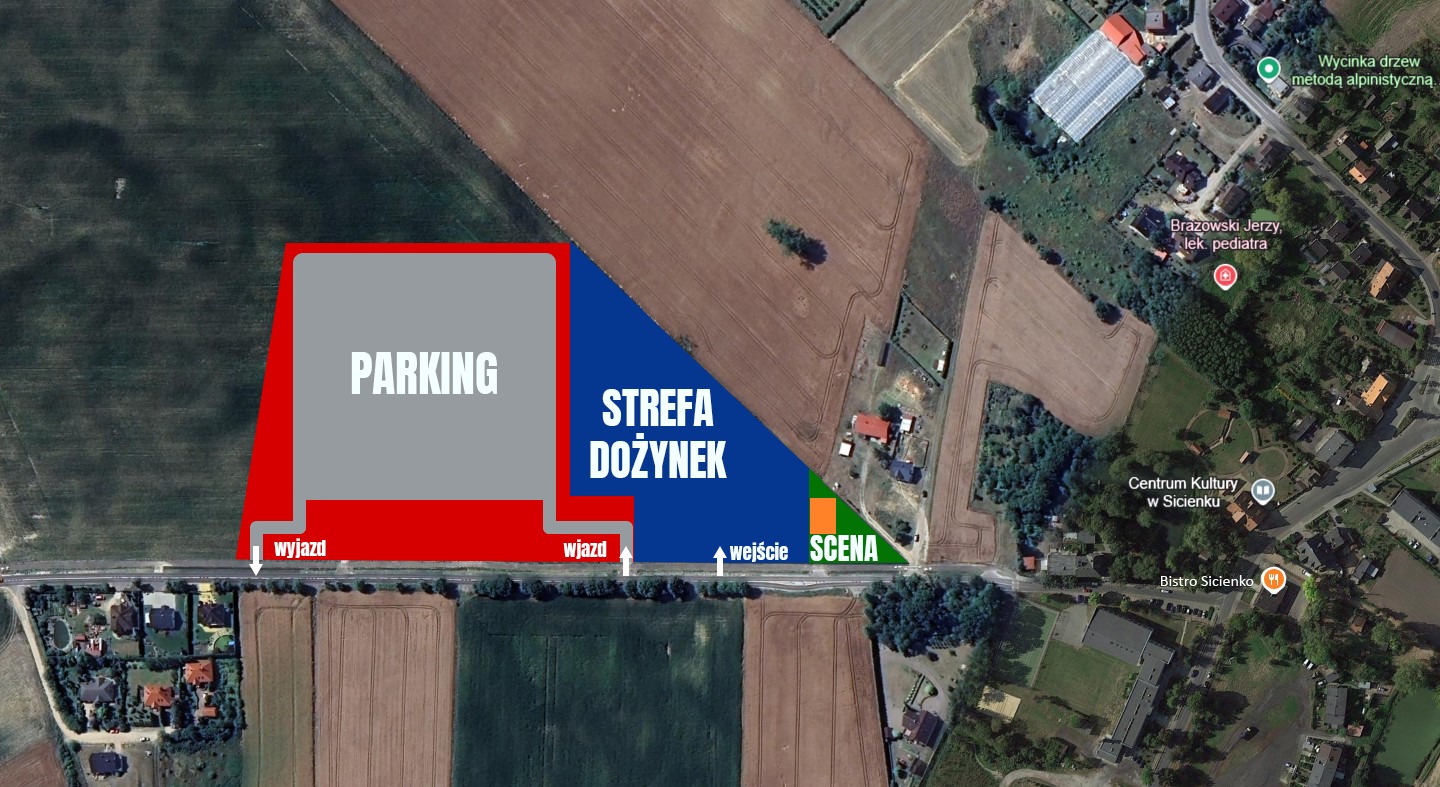 Informacja o organizacji Dożynek Gminnych w Sicienku 2025